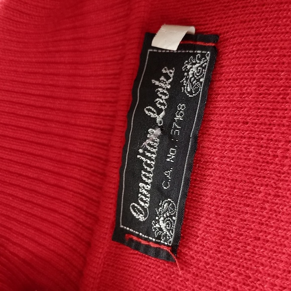 Vintage 90s JEWELS Double Layey Canadian Looks Sweater - Picture 6 of 10